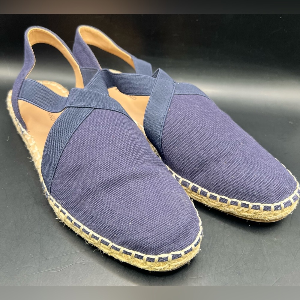 Lucky Brand Navy/Tan Espadrille, Size:9